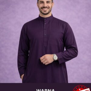 JUBAH DARK PURPLE