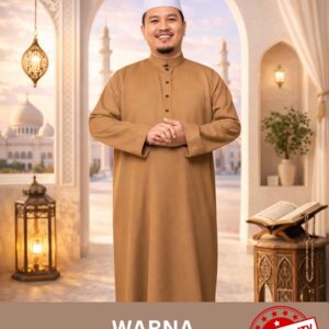 JUBAH BROWN PLUS